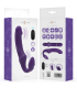 INTENSE JILL VIBRADOR DOBLE 20 CM VIOLETA CONTROL REMOTO