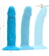 INTENSE PHOEBE VIBRADOR REALISTICO 10 VIBRACIONES AZUL CONTROL REMOTO