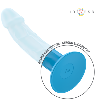 INTENSE PHOEBE VIBRADOR REALISTICO 10 VIBRACIONES AZUL CONTROL REMOTO