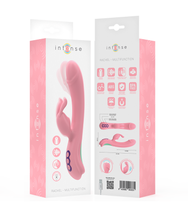 INTENSE RACHEL VIBRADOR RABBIT 5 VIBRACIONES ROSA