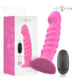 INTENSE - CINDY VIBRADOR TALLA L DISEÑO EN ESPIRAL 10 VIBRACIONES ROSA CONTROL REMOTO
