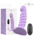 INTENSE BRENDA VIBRADOR TALLA M DISENO EN ESPIRAL 10 VIBRACIONES MORADO CONTROL REMOTO
