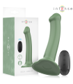 INTENSE - BECCA VIBRADOR CON VENTOSA 10 VIBRACIONES VERDE CONTROL REMOTO