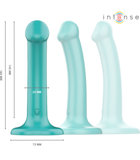 INTENSE KATIE VIBRADOR CON VENTOSA 10 VIBRACIONES AZUL OSCURO CONTROL REMOTO