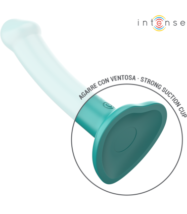 INTENSE KATIE VIBRADOR CON VENTOSA 10 VIBRACIONES AZUL OSCURO CONTROL REMOTO
