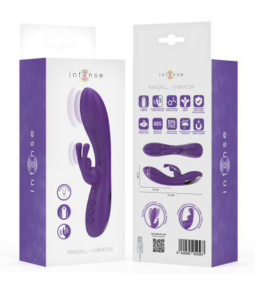 INTENSE RANDALL VIBRADOR RABBIT 10 VIBRACIONES MORADO