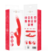 INTENSE ROSALIA VIBRADOR MULTIFUNCION 3 EN 1 ROJO
