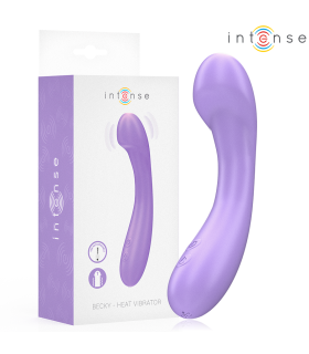 INTENSE BECKY VIBRADOR 19 CM CALENTABLE 7 VIBRACIONES MORADO