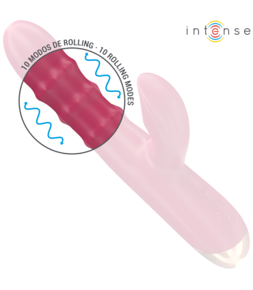 INTENSE CHLOE VIBRADOR MULTIFUNCION 3 EN 1 ROJO