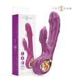 INTENSE - HALLE VIBRADOR MULTIFUNCIÓN CON LENGUA ESTIMULADORA EN FORMA DE DELFÍN MORADO