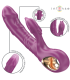 INTENSE HALLE VIBRADOR MULTIFUNCION CON LENGUA ESTIMULADORA EN FORMA DE DELFIN MORADO