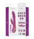 INTENSE HALLE VIBRADOR MULTIFUNCION CON LENGUA ESTIMULADORA EN FORMA DE DELFIN MORADO