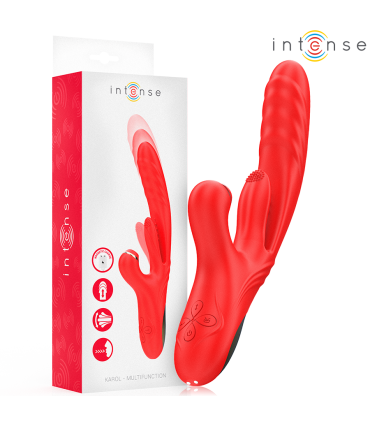 INTENSE KAROL VIBRADOR MULTIFUNCION EMPUJE SUCCION ESTIMULACION