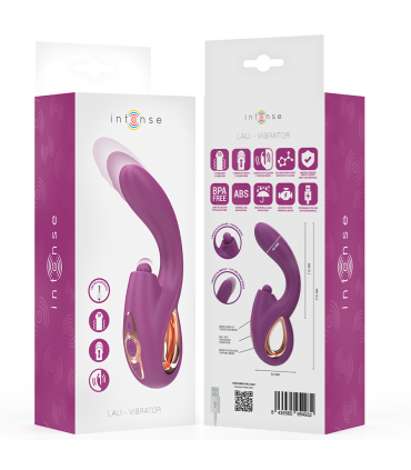 INTENSE LALI VIBRADOR PUNTO G MULTIFUNCION ESTIMULACION EMPUJE VIBRACION MORADO
