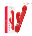 INTENSE - LELE VIBRADOR MULTIFUNCIÓN ROTATORIO & OSCILACIÓN & ESTIMULACIÓN ROJO