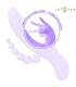 INTENSE MIKO TRIPLE VIBRADOR RABBIT ESTIMULADOR ANAL 7 VIBRACIONES MORADO