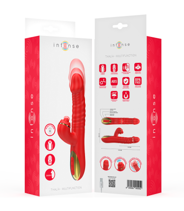 INTENSE THALIA VIBRACION EMPUJE ESTIMULACION ROJO