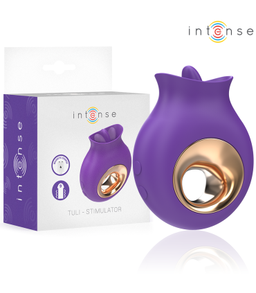 INTENSE TULI ESTIMULADOR CLITORIS 9 VIBRACIONES 9 OSCILACIONES MORADO