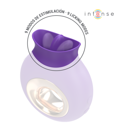 INTENSE TULI ESTIMULADOR CLITORIS 9 VIBRACIONES 9 OSCILACIONES MORADO
