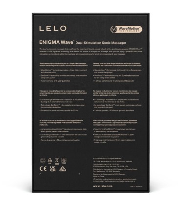 LELO ENIGMA WAVE MASAJEADOR TRIPLE VIBRACION MORADO