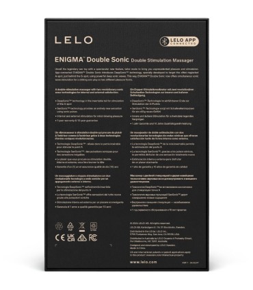 LELO ENIGMA DOUBLE SONIC VIBRADOR PUNTO G MORADO