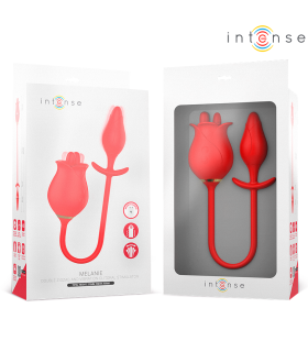 INTENSE MELANIE DOBLE ESTIMULADOR CLITORIS CON LENGUA ZIGZAG