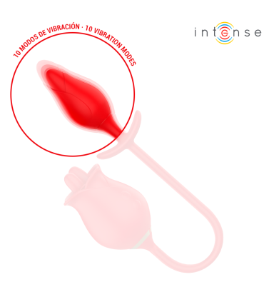 INTENSE MELANIE DOBLE ESTIMULADOR CLITORIS CON LENGUA ZIGZAG