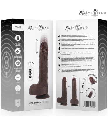 MR INTENSE MATT REALISTICO MULTIFUNCION CON VIBRACION UP AND DOWN CONTROL REMOTO 22 CM O 4 CM