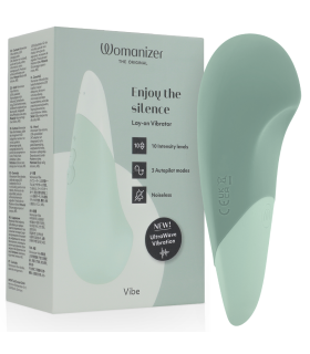 WOMANIZER VIBE VIBRADOR LAY ON SILENCIOSO VERDE CLARO