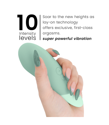 WOMANIZER VIBE VIBRADOR LAY ON SILENCIOSO VERDE CLARO