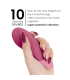 WOMANIZER VIBE VIBRADOR LAY ON SILENCIOSO ROSA OSCURO