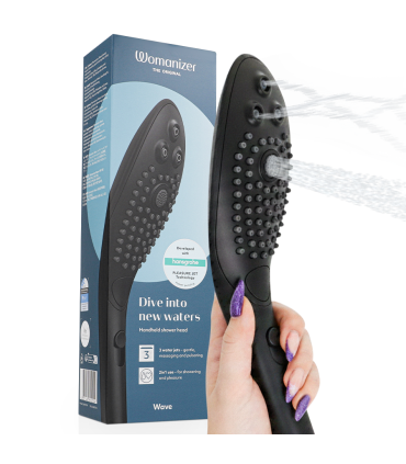 WOMANIZER WAVE CABEZAL DE DUCHA ESTIMULADOR DE CLITORIS NEGRO