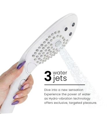 WOMANIZER WAVE CABEZAL DE DUCHA ESTIMULADOR DE CLITORIS BLANCO