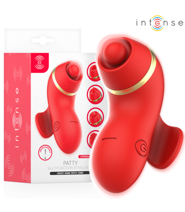 INTENSE PATTY ESTIMULADOR CON 4 CABEZALES SUCCION TAPPING TICKLING Y LICKING