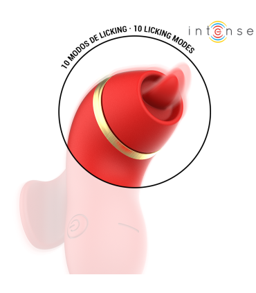 INTENSE PATTY ESTIMULADOR CON 4 CABEZALES SUCCION TAPPING TICKLING Y LICKING