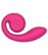 SNAIL VIBE GIZI LITE VIBRADOR DUAL PUNTO G Y CLITORIS ROSA