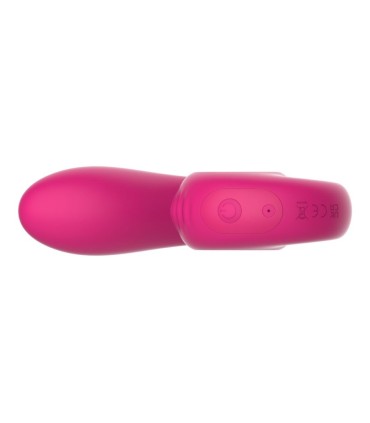 SNAIL VIBE GIZI LITE VIBRADOR DUAL PUNTO G Y CLITORIS ROSA