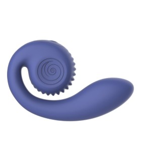 SNAIL VIBE GIZI LITE VIBRADOR DUAL PUNTO G Y CLITORIS MORADO