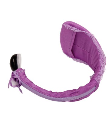 BAILE TANGA CON VIBRADOR CON CONTROL REMOTO LILA
