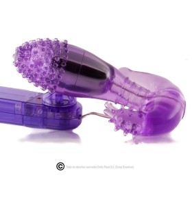 BAILE ESTIMULADOR LILA VAGINAL Y ANAL CON VIBRACION