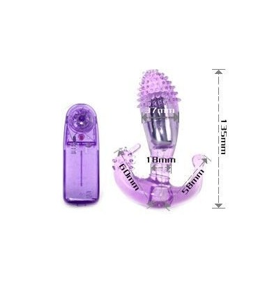 BAILE ESTIMULADOR VAGINAL Y ANAL CON VIBRACION