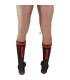 MACHO CALCETINES FINOS NEGRO ROJO TALLA UNICA
