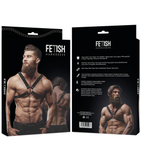 FETISH SUBMISSIVE ATTITUDE ARNES ECOPIEL PECHO CRUZADO HOMBRE