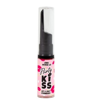 SECRETPLAY FLIRTY KISS GELES CON EFECTOS SEXO ORAL FRESA MENTA 2 x 8 GR