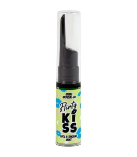 SECRETPLAY FLIRTY KISS GELES CON EFECTOS SEXO ORAL FRESA MENTA 2 x 8 GR
