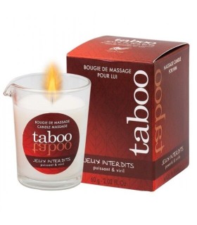 RUF TABOO VELA DE MASAJE PARA EL JEUX INTERDITS AROMA LIQUEN SALVAJE