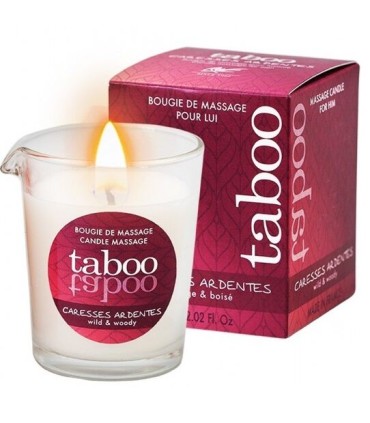 RUF TABOO VELA DE MASAJE PARA EL CARESSES ARDENTES AROMA HELECHO