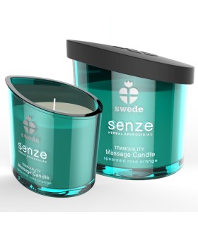 SWEDE SENZE TRANQUILITY VELA MASAJE HIERBABUENA ROSA NARANJA