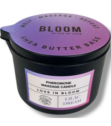 EYE OF LOVE BLOOM VELA DE MASAJE INDICA LILAC DREAM 150 ML