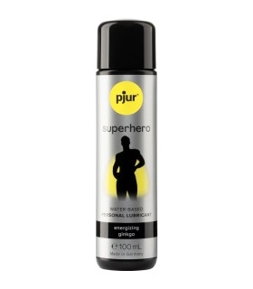 PJUR SUPERHERO LUBRICANTE ENERGIZANTE GINKGO 100 ML